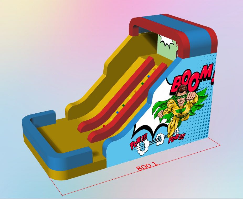 Glissade super-héros 100% PVC