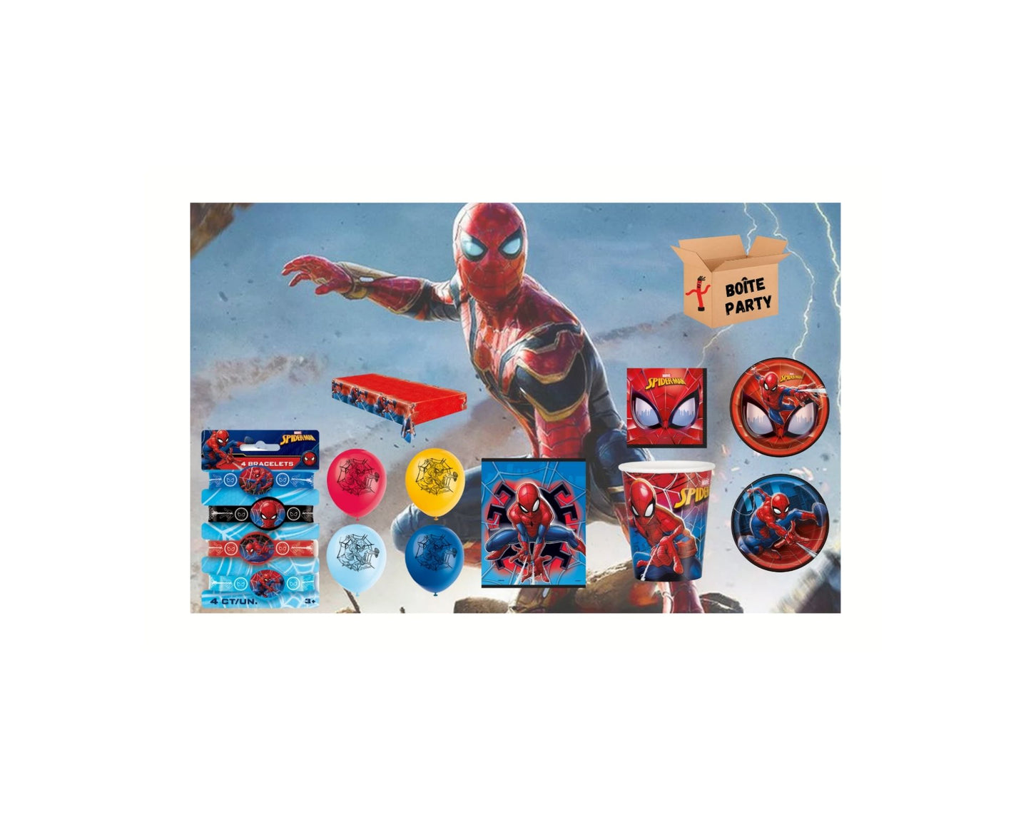 Boîte Party Spiderman