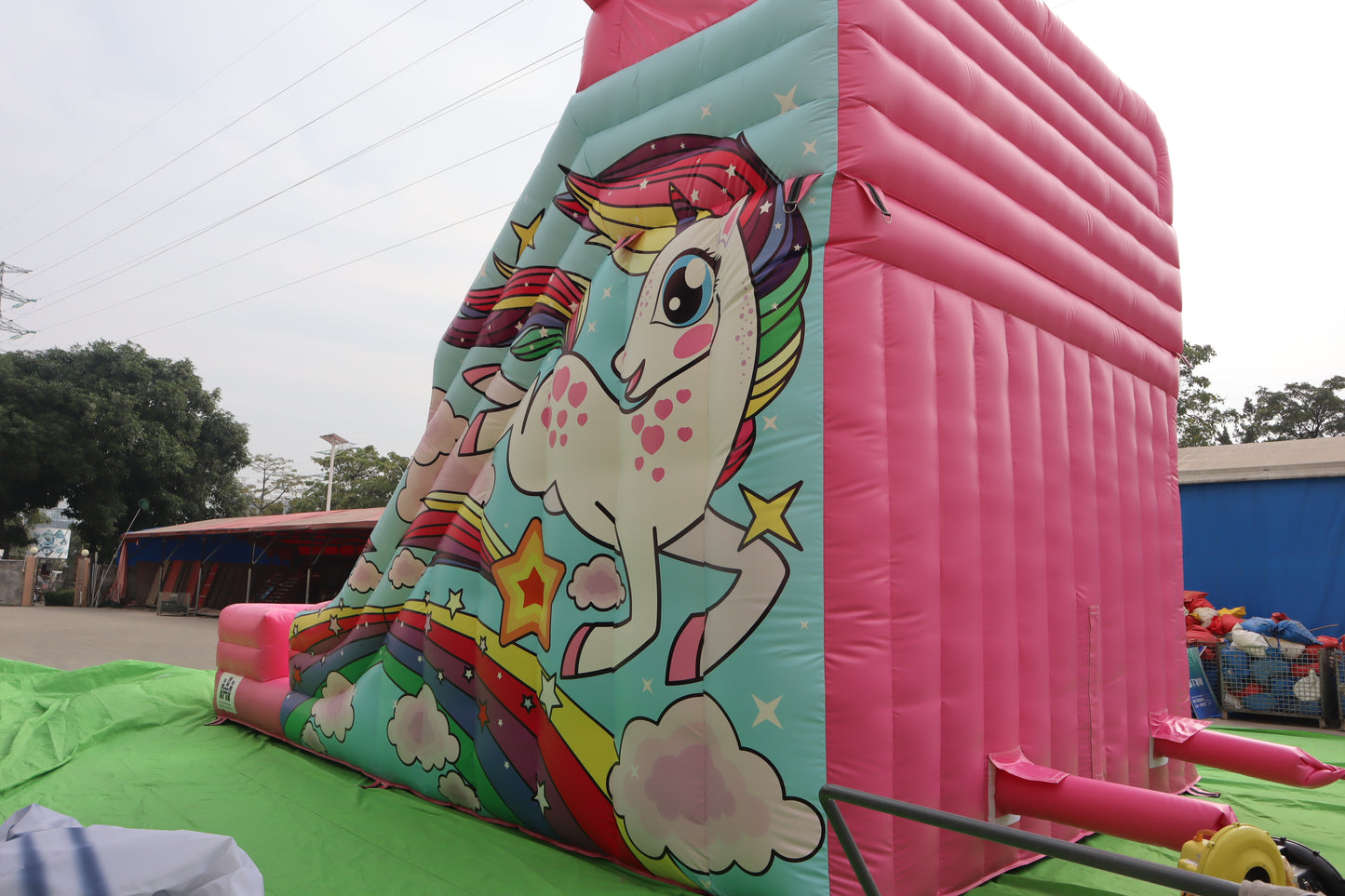 Glissade Licorne 100% PVC